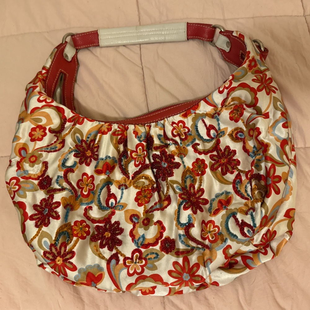 Floral Embroidered Women's Bag